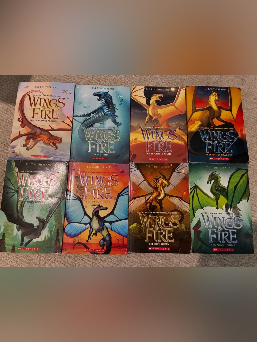 Wings of fire books bundle